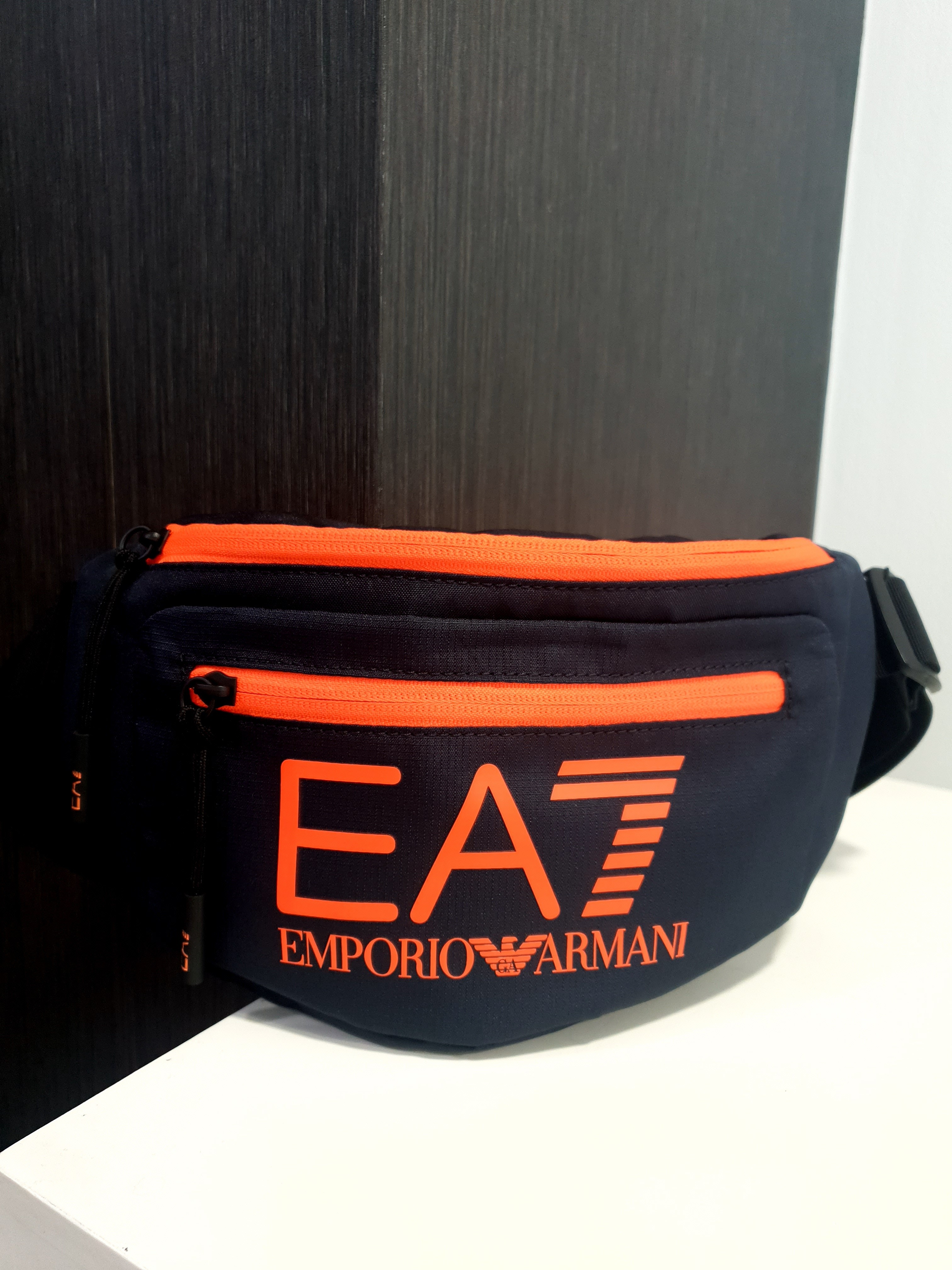 EA7 - Riñonera Orange Fluor.| Shop Online